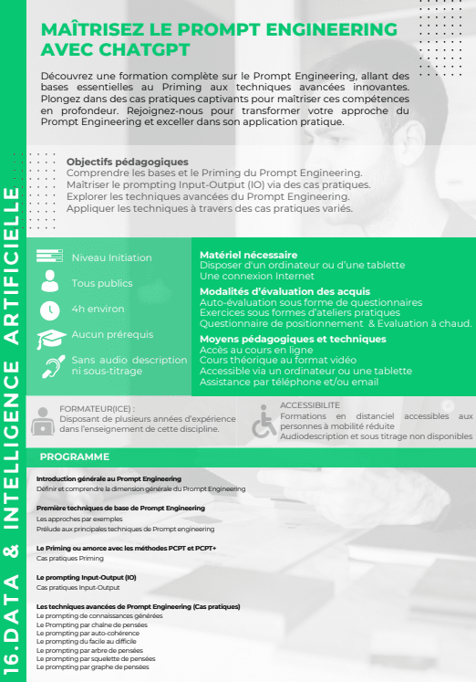 formation chat gpt 3